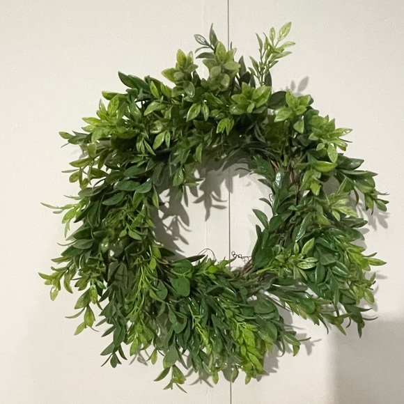 Accents 8 Inch Faux Greenery Wreath Poshmark